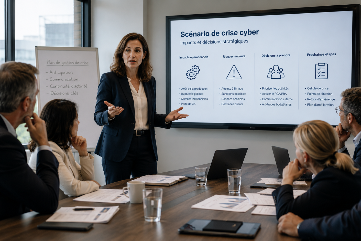 Former les dirigeants à la cybersécurité pour partager la gestion du risque cyber avec le RSSI
