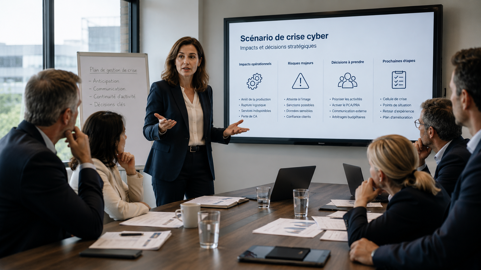 Former les dirigeants à la cybersécurité pour partager la gestion du risque cyber avec le RSSI